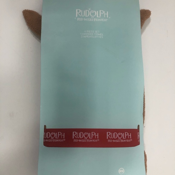 Rudolph 4pc. Towel/Washcloths (Infant/Toddler) - Picture 10 of 10